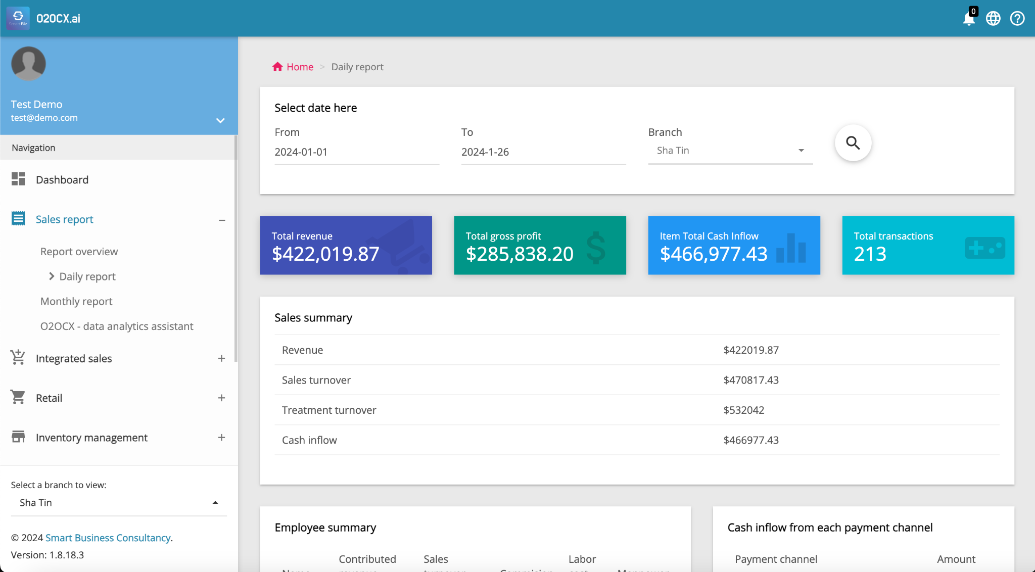 Sales Dashboard